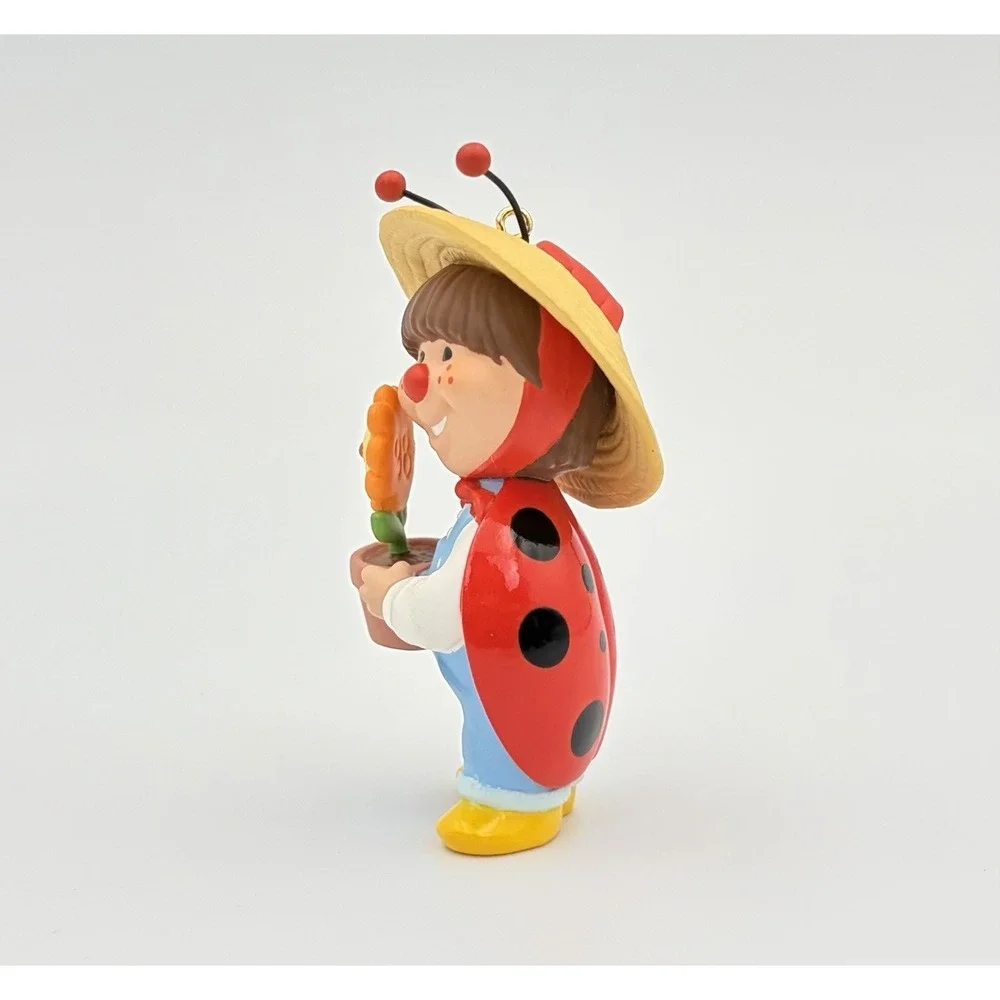 Hallmark Keepsake Ornament 1998 Gifted Gardener Ladybug Flower QX6736 Vintage